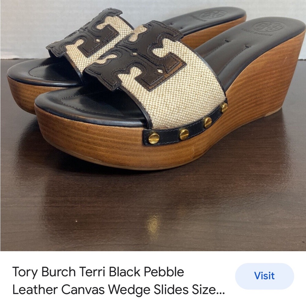 Tory Burch classic wedge Excellent condition 8
